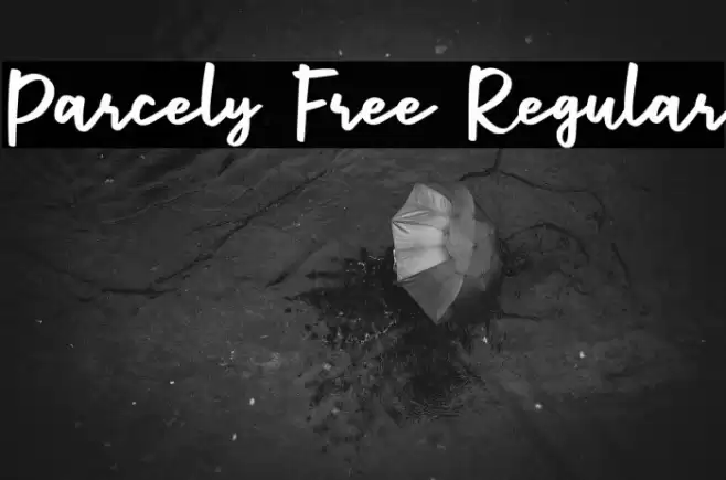 Parcely Free Regular Font examples