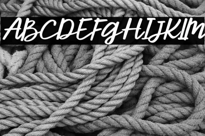 ParcelyFree-Italic Font examples