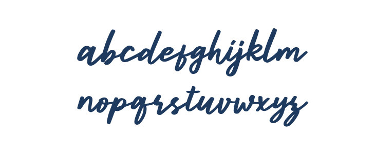 ParcelyFree-Italic Lowercase