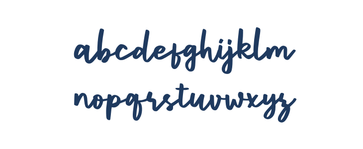 ParcelyFree-Regular Lowercase