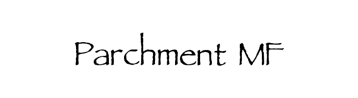Parchment MF  Descarca Fonturi Gratis