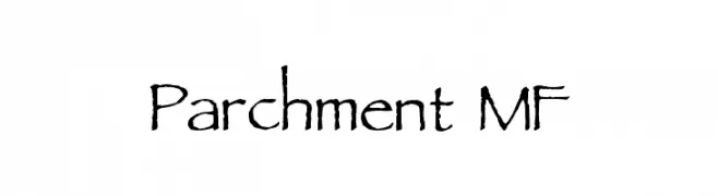 Parchment MF  नि: शुल्क फ़ॉन्ट्स डाउनलोड