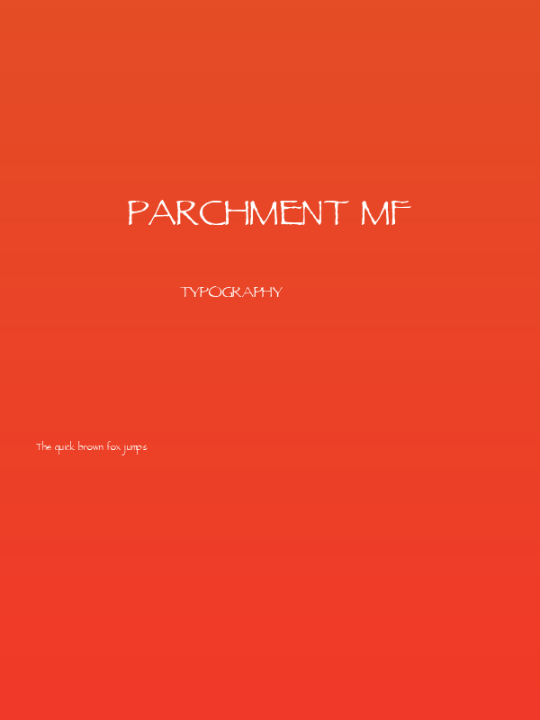 Parchment MF Poster
