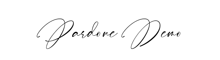 Pardone Demo  Fuentes Gratis Descargar