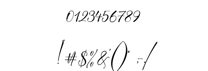 Pardone Demo Font OTHER CHARS