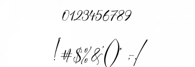 Pardone Font OTHER CHARS