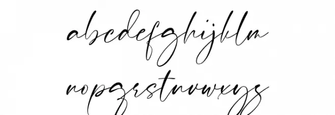 Pardone Font LOWERCASE