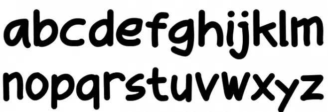 Parenda Pop Comic Font Litere mici