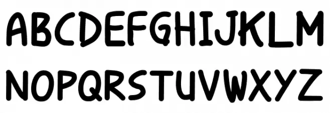 ParendaPopComic Schriftart Groß