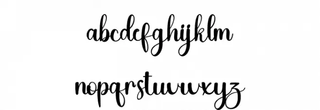 Parenting Schriftart Kleinbuchstaben