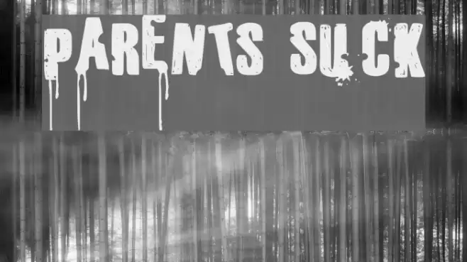 Parents Suck Font examples