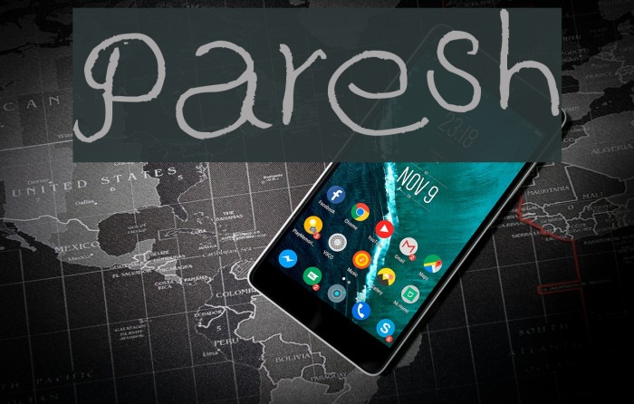 Paresh Font examples