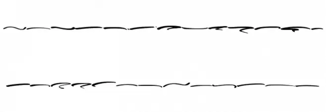 Parfait Swash Line Font Litere mici