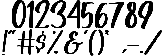 Parfait Font OTHER CHARS