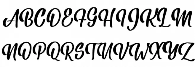 Parfait Schriftart Groß