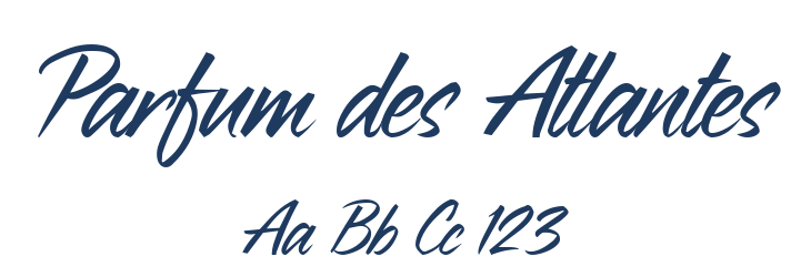 Parfum des Atlantes Font Preview