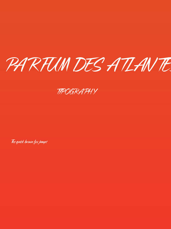 Parfum des Atlantes Poster