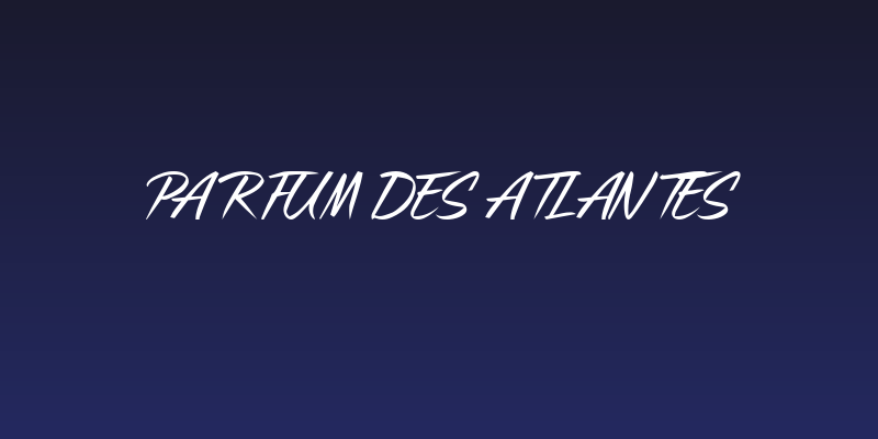 Parfum des Atlantes Social Header