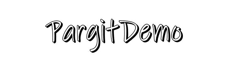 Pargit Demo  font caratteri gratis