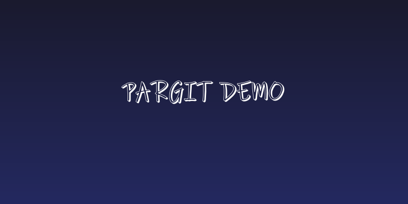 Pargit Demo Social Header