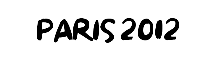 Paris 2012 Font
