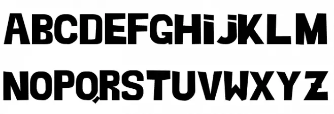 Paris, Je T'Aime Schriftart Groß