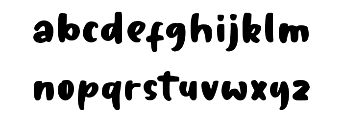 Paris Mountain Font LOWERCASE