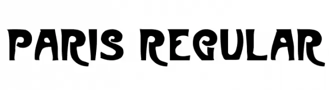 Paris Regular  フリーフォントのダウンロード