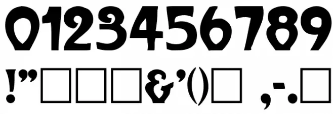 Paris Regular Font OTHER CHARS