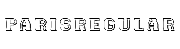 Paris Regular  font caratteri gratis