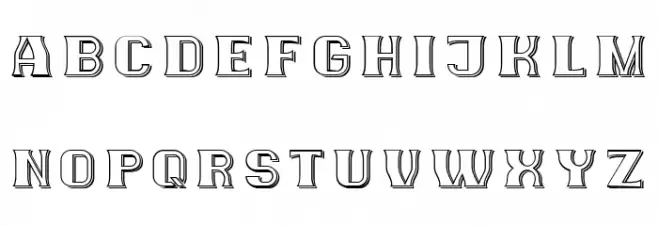 Paris Regular خط أحرف صغيرة
