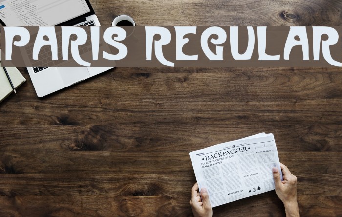 Paris Regular Шрифта examples