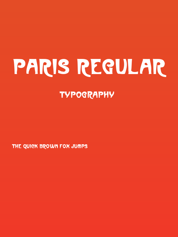 Paris Regular Poster