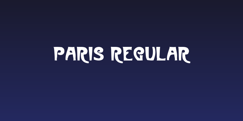 Paris Regular Social Header