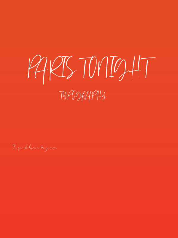 Paris Tonight Poster