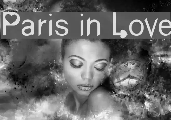 Paris in Love Font examples