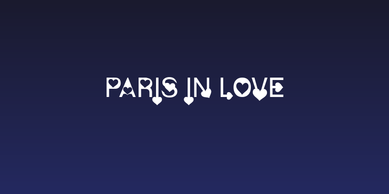 Paris in Love Social Header