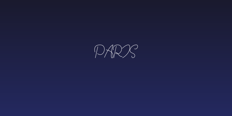 Paris Social Header