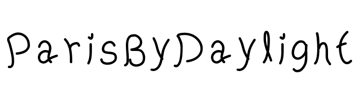 ParisByDaylight  免费字体下载
