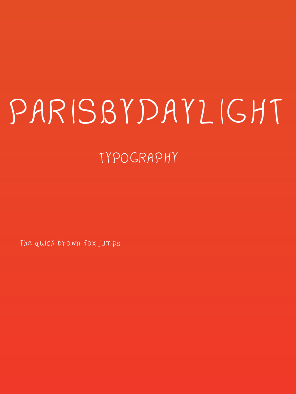 ParisByDaylight Poster