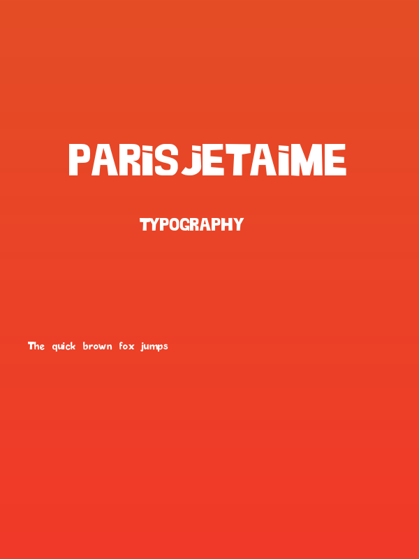 ParisJeTAime Poster
