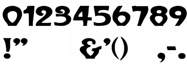 ParisMetro Wd Font OTHER CHARS