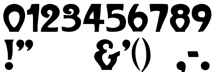 ParisMetro Font OTHER CHARS