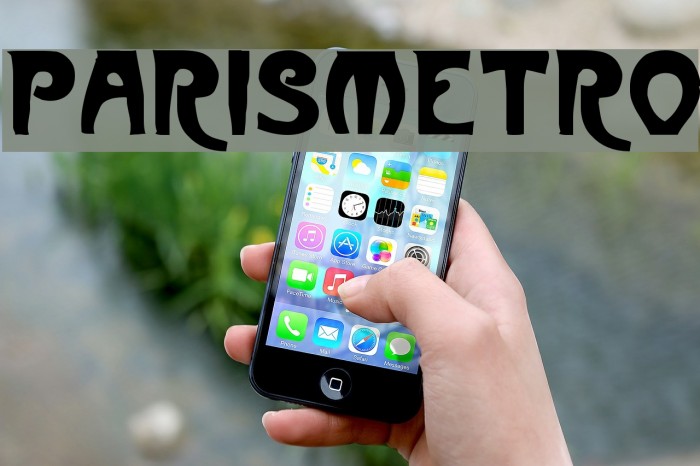 ParisMetro Font examples