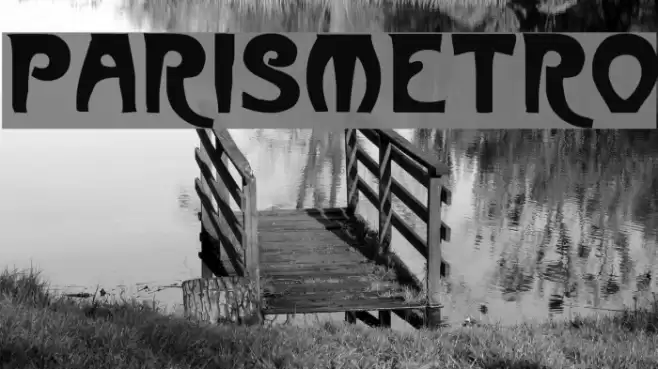 ParisMetro Font examples