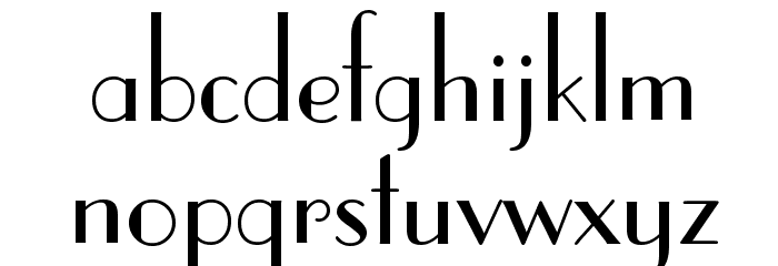 Parisian BT フォント 小文字