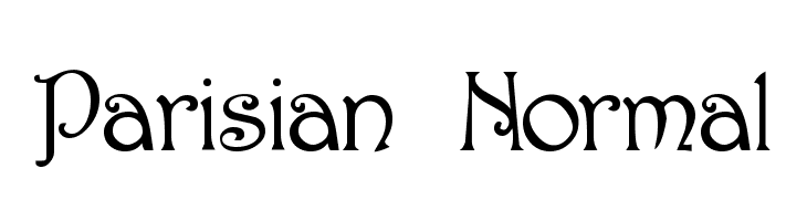 Parisian Normal Font