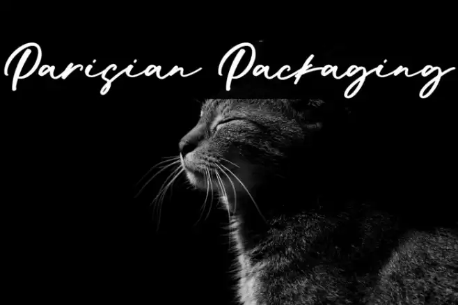 Parisian Packaging Font examples