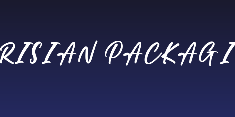 Parisian Packaging Social Header