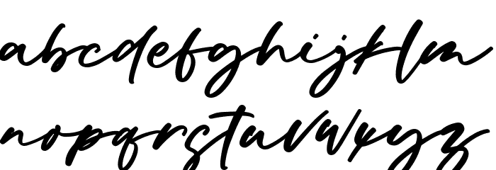Parisian Packaging Font LOWERCASE